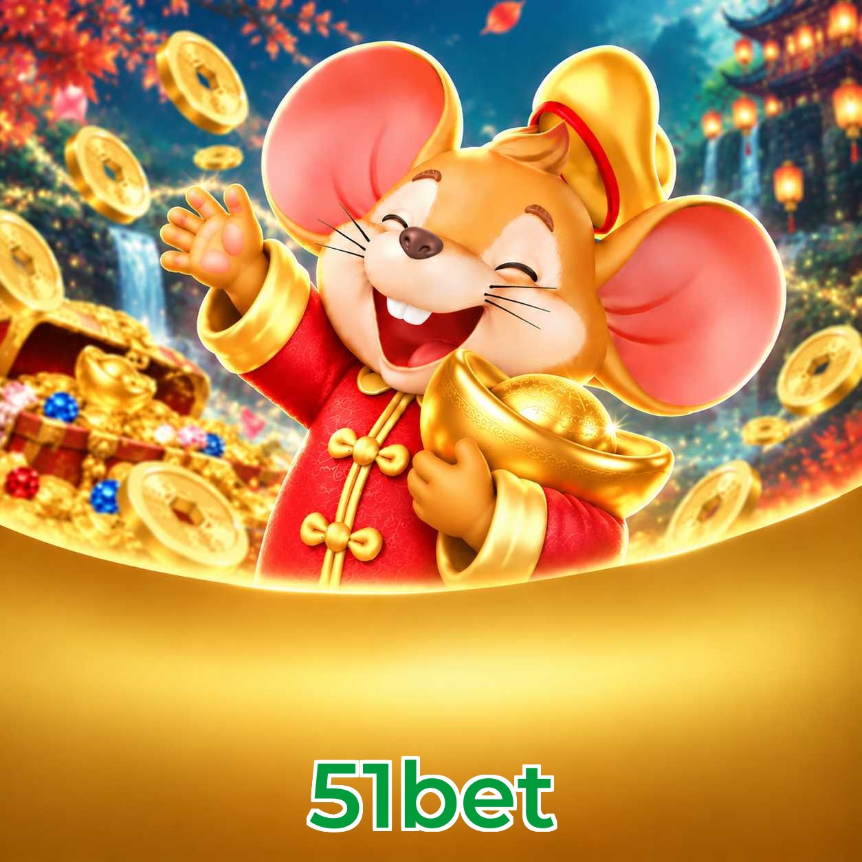 51bet Logo - Bônus com Rollover Justo